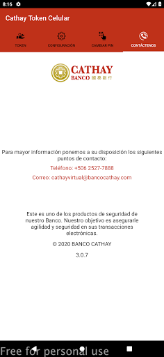 Cathay Token Celular