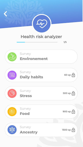 Android application Lifextend | Reduce the risks | screenshort