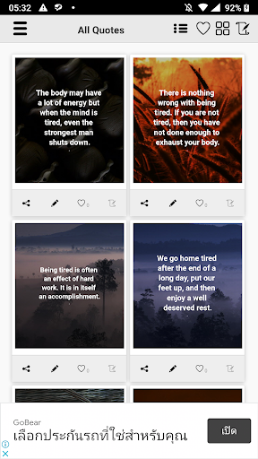 I'm Tired Quotes Screenshot 3 - AppWisp.com