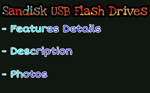 Sandisk USB Flash Drives Guide