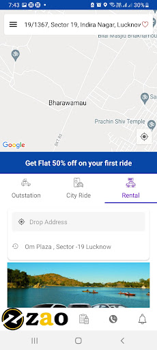 ZAO Cabs & Carpool Screen 3