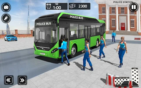 US Police Bus Simulator Game