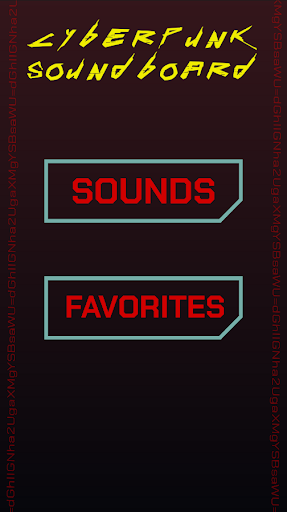 Android application Cyberpunk Soundboard screenshort