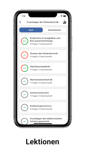 Lernapp für Elektroniker
