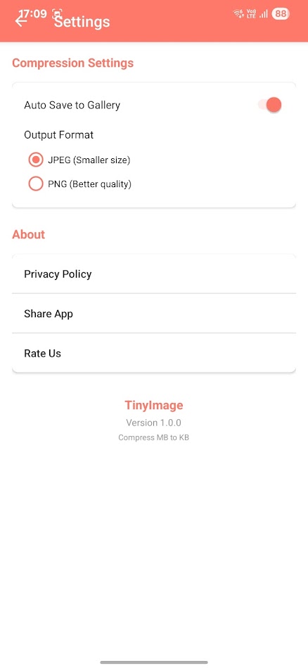 #3. TinyImage - compress Mb to Kb (Android) Podle: kaaba