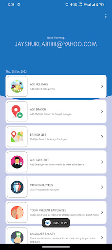 Employee Attendance & Payroll Screen 2