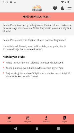 PasilaPassi Screen 3
