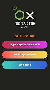 Tic Tac Toe Stars vs AI