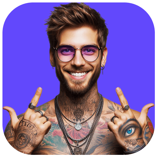 Man Tattoo & Hairstyle Editor Descarga en Windows