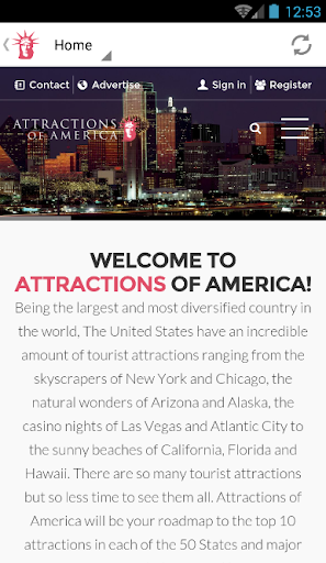 Attractions of America Screen 2