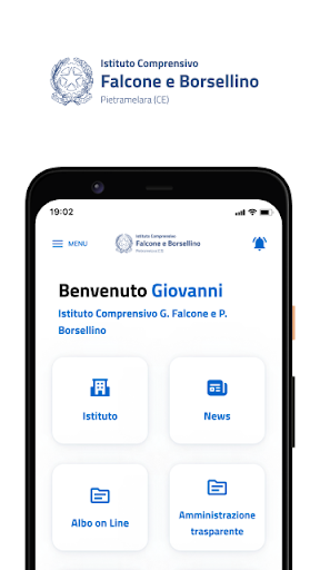 Android application I.C. Falcone e Borsellino screenshort