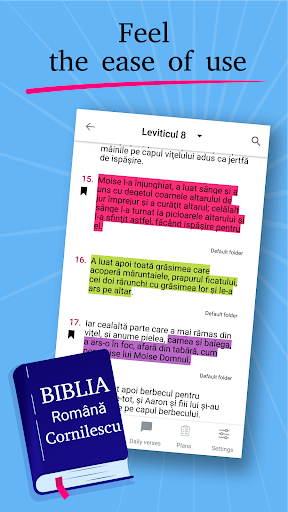 Android application Biblia Cornilescu Romana screenshort
