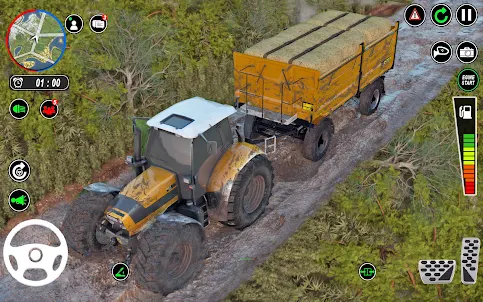 Tractor Trolley Simulator 3D