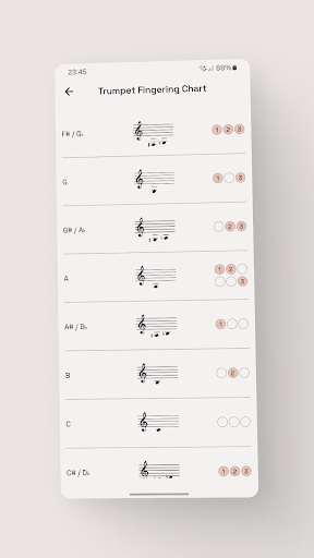 Screenshot of Virtual Trumpet & Trombone