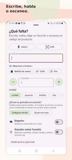 PickQueue – Lista de la compra screenshot 2