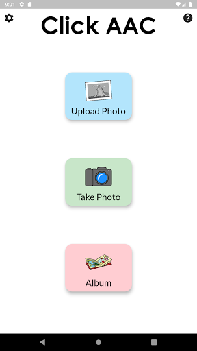 Android application Click AAC screenshort