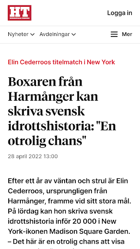 Hudiksvalls Tidning Screen 3
