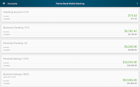Patriot Bank Mobile Banking 6
