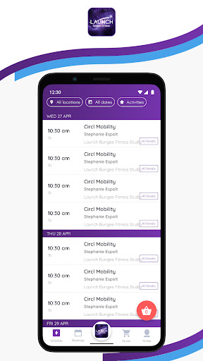 Launch Bungee Fitness screenshot 8