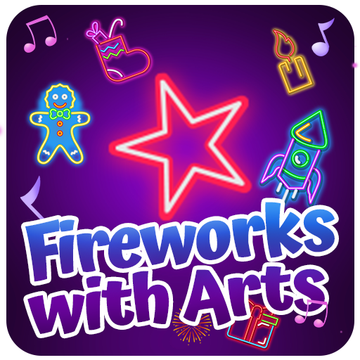 Fireworks with Arts Logo