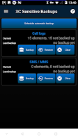 screenshot of 3C Sensitive Backups