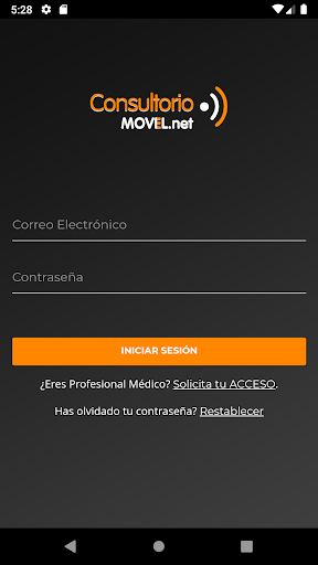 Android application Consultorio MOVIL .net screenshort