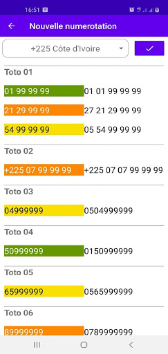 Contacts manager Screen 3