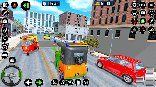 Auto Rickshaw Tuk Tuk Game 3D Screen 3