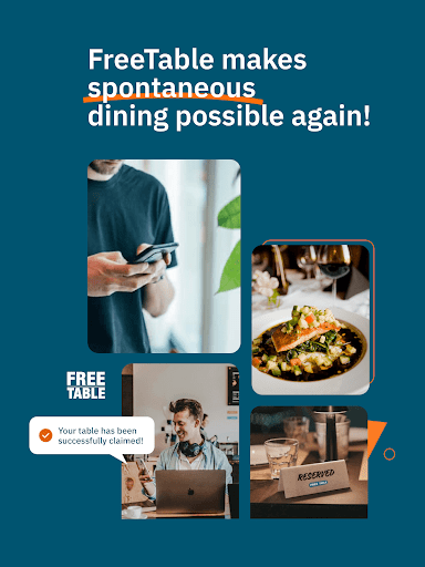 Android application FreeTable screenshort