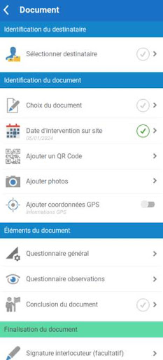 Mobile Insend Screen 2