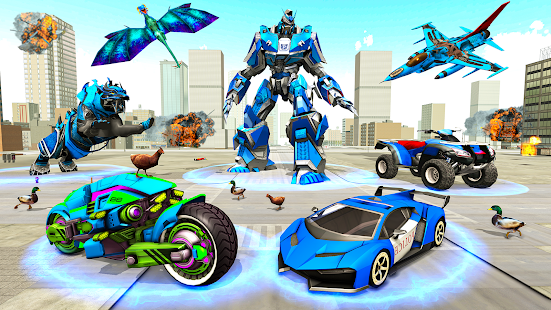 Police Tiger Robot Car Game 3d  Screenshots 18
