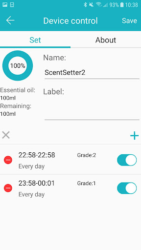 ScentSetter Screen 3