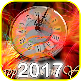 New Year 2017 & Christmas Card icon