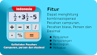 screenshot of Kalkulator pecahan campuran