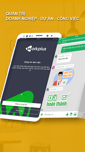 Android application Quản lý công việc - Workplus screenshort
