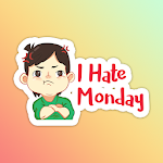 Cover Image of Download English Chat Boy Stickers - WA  APK