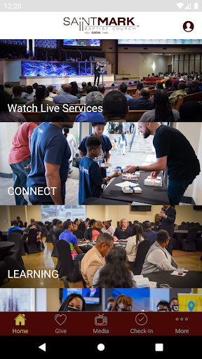Android application Saint Mark Baptist Church - LR screenshort
