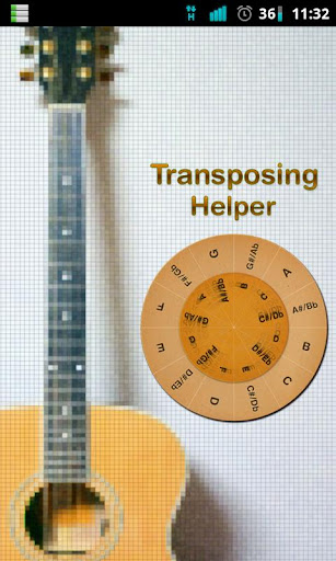 Android application Transposing Helper screenshort