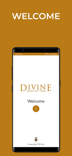 Android application Divine Restaurant screenshort