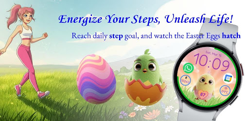 Steps Hatch Watch Face