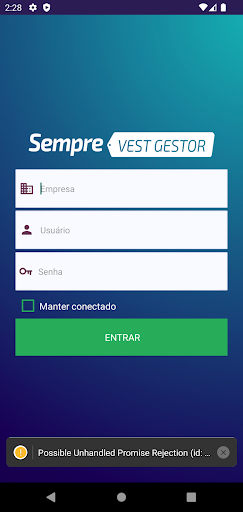 Sempre Vest Gestor Screen 2