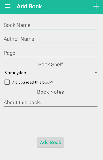 Android application Smart Library screenshort