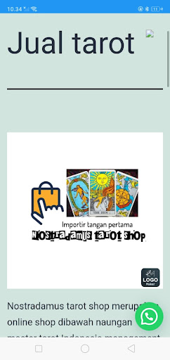 Konsultasi tarot Screen 3