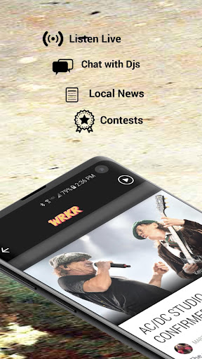 Android application 1077 WRKR screenshort