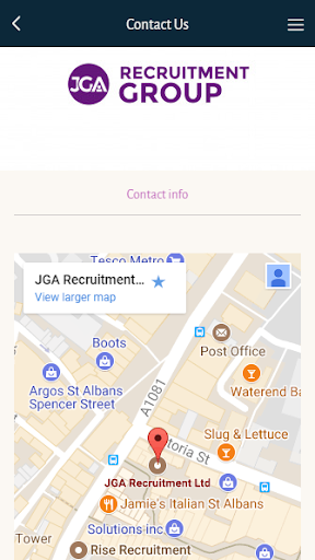 JGA Recruitment Group Screen 3