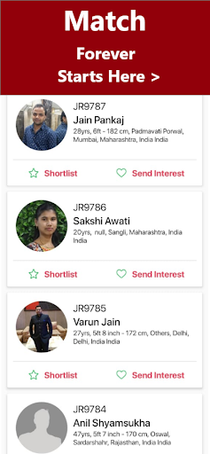 Jainam Rishtey Matrimony App Screen 2