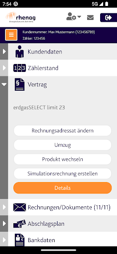 meine rhenag Screen 3