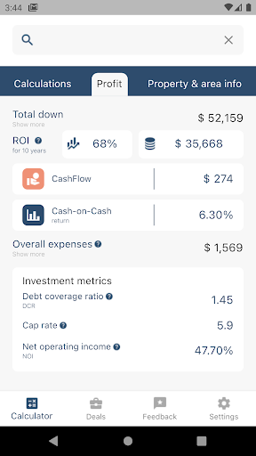 Property ROI Screen 3