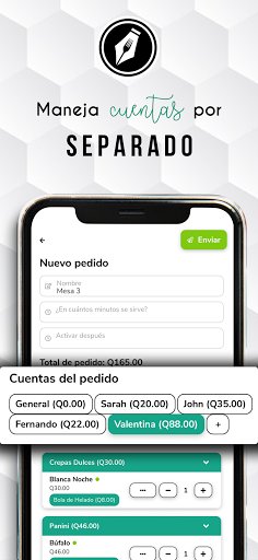 TIE Comandas Restaurante POS Screen 2