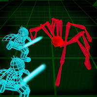 Stickman Neon Spiders Battle